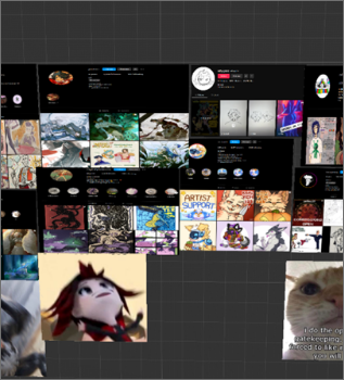 artist's profile on adobe areo